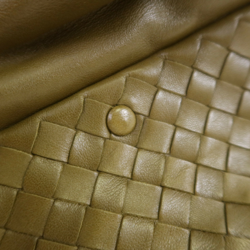 BOTTEGA VENETA 織紋皮革Hand Bag手挽袋-17