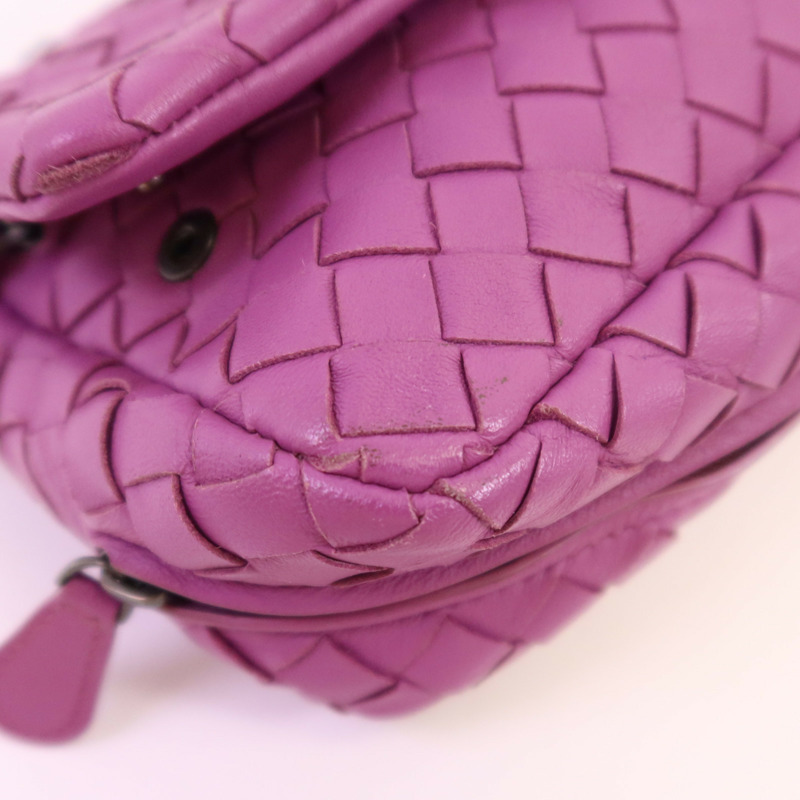 BOTTEGA VENETA 織紋皮革Chain Shoulder Bag鏈帶肩背袋-5