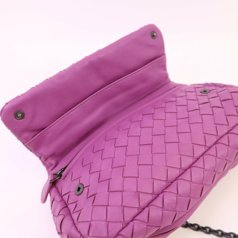 BOTTEGA VENETA 織紋皮革Chain Shoulder Bag鏈帶肩背袋-10