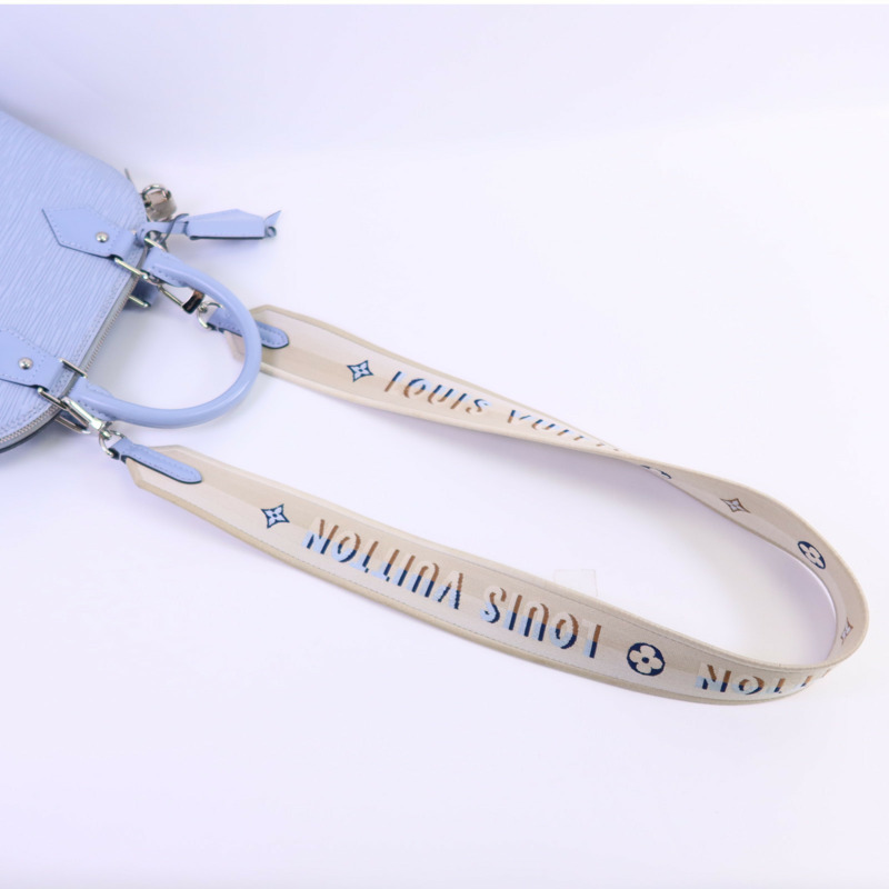 LOUIS VUITTON Epi Alma BB銀扣手挽肩背兩用袋-4