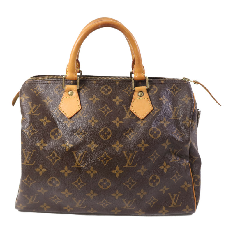 LOUIS VUITTON Monogram Speedy 25金扣手挽袋-0