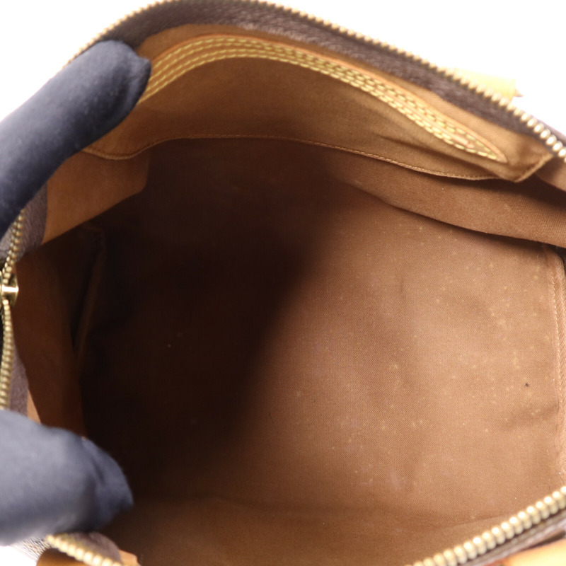 LOUIS VUITTON Monogram Speedy 25金扣手挽袋-4