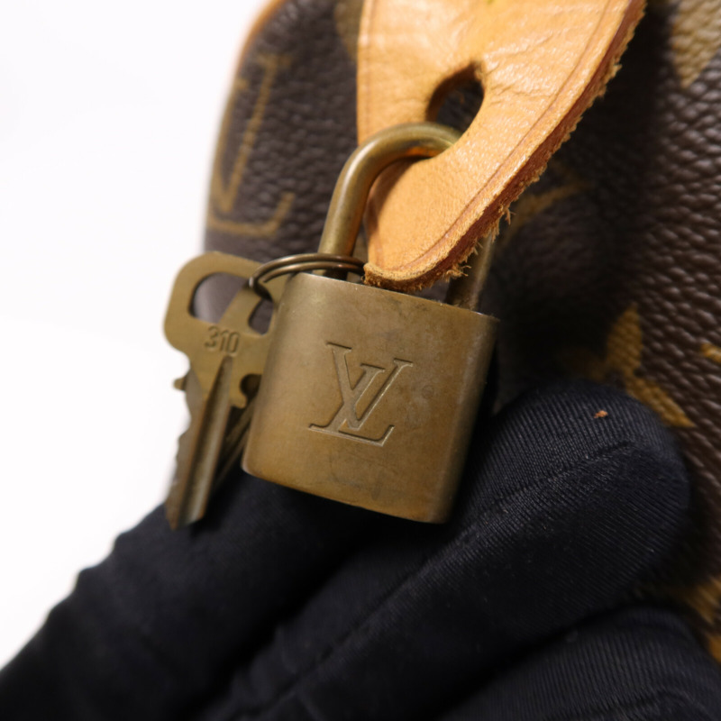 LOUIS VUITTON Monogram Speedy 25金扣手挽袋-6