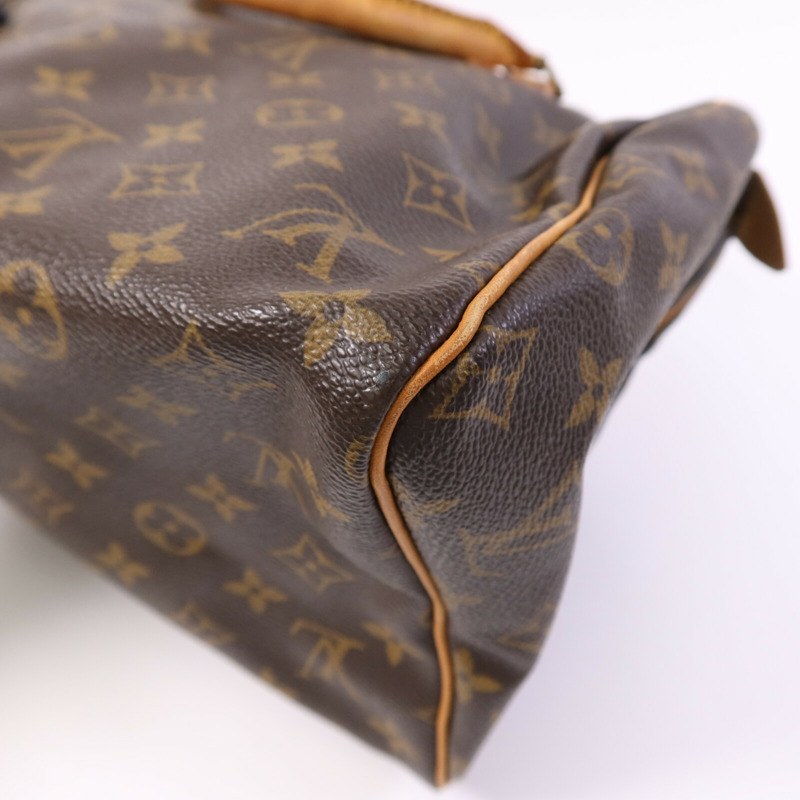 LOUIS VUITTON Monogram Speedy 25金扣手挽袋-12