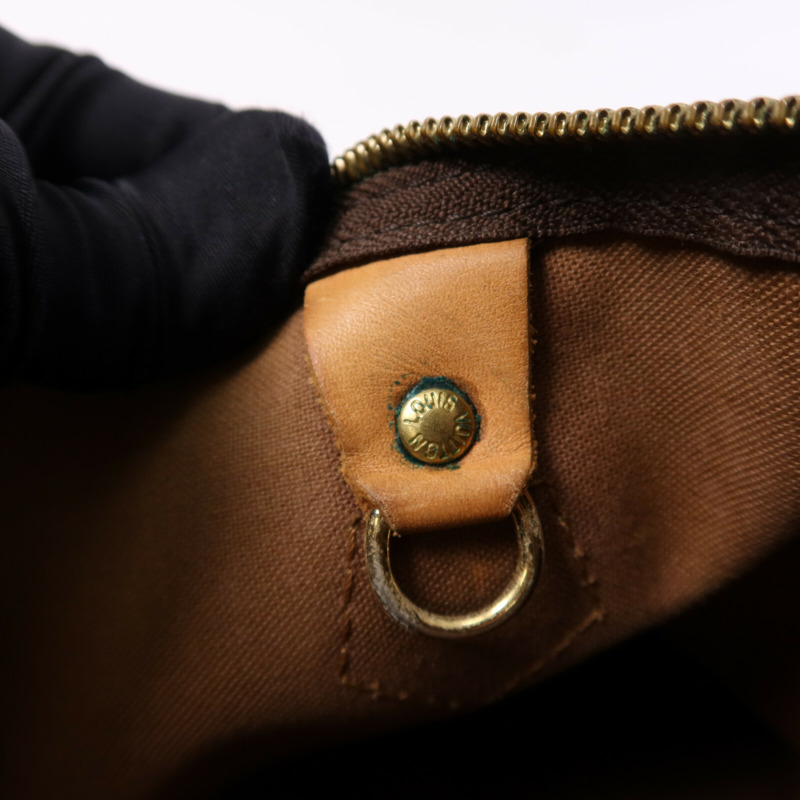 LOUIS VUITTON Monogram Speedy 25金扣手挽袋-16