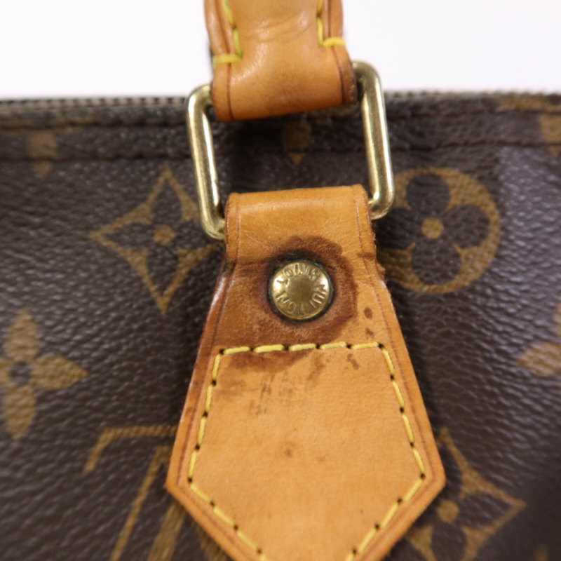 LOUIS VUITTON Monogram Speedy 25金扣手挽袋-18