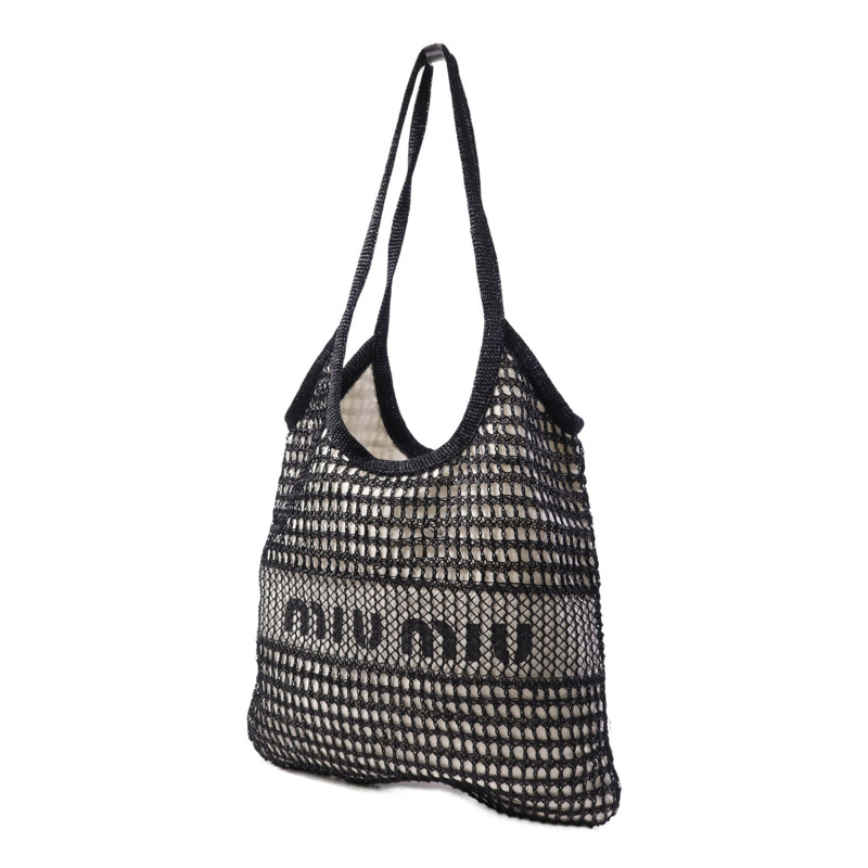 Miu Miu 帆布Hand Bag銀扣手挽袋-1