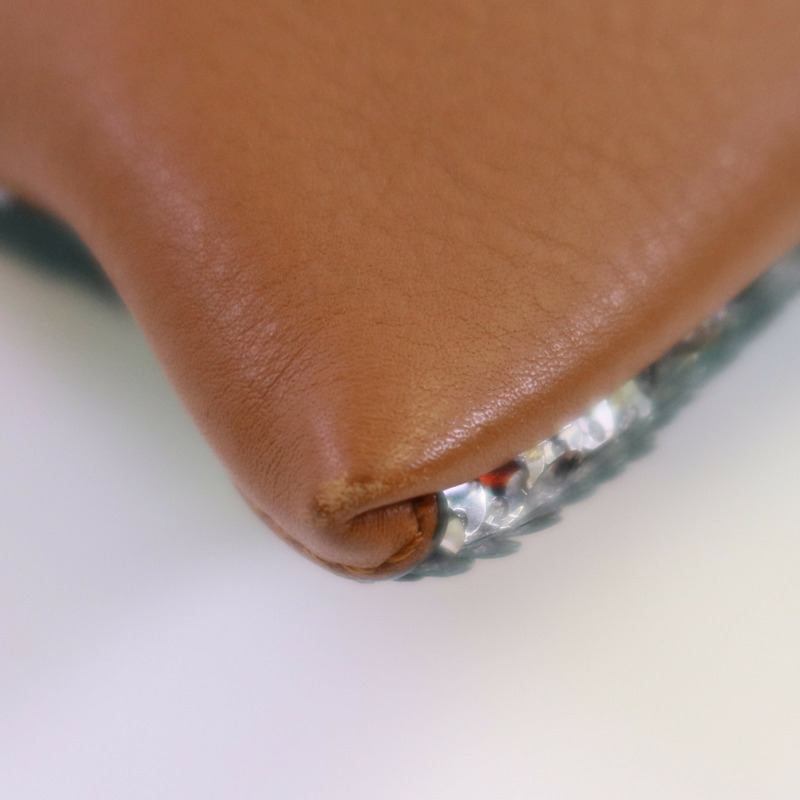 LOEWE 牛皮皮革/亮片Paula's Ibiza Tote肩背袋-7