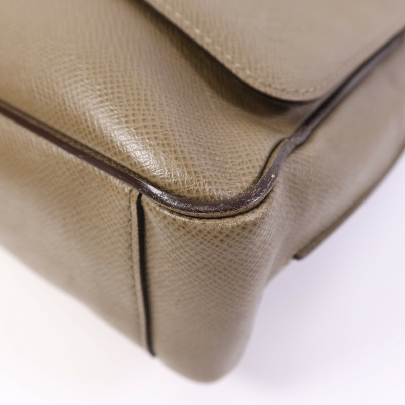 LOUIS VUITTON Taiga Roman MM銀扣肩背袋-11