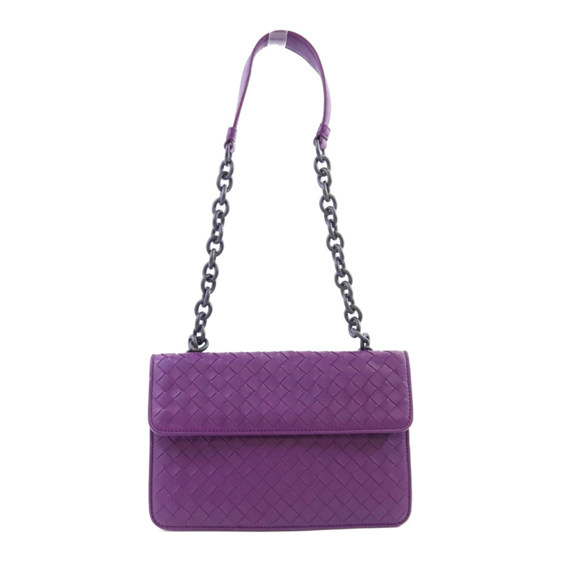 BOTTEGA VENETA 織紋皮革Chain Shoulder Bag鏈帶肩背袋-1
