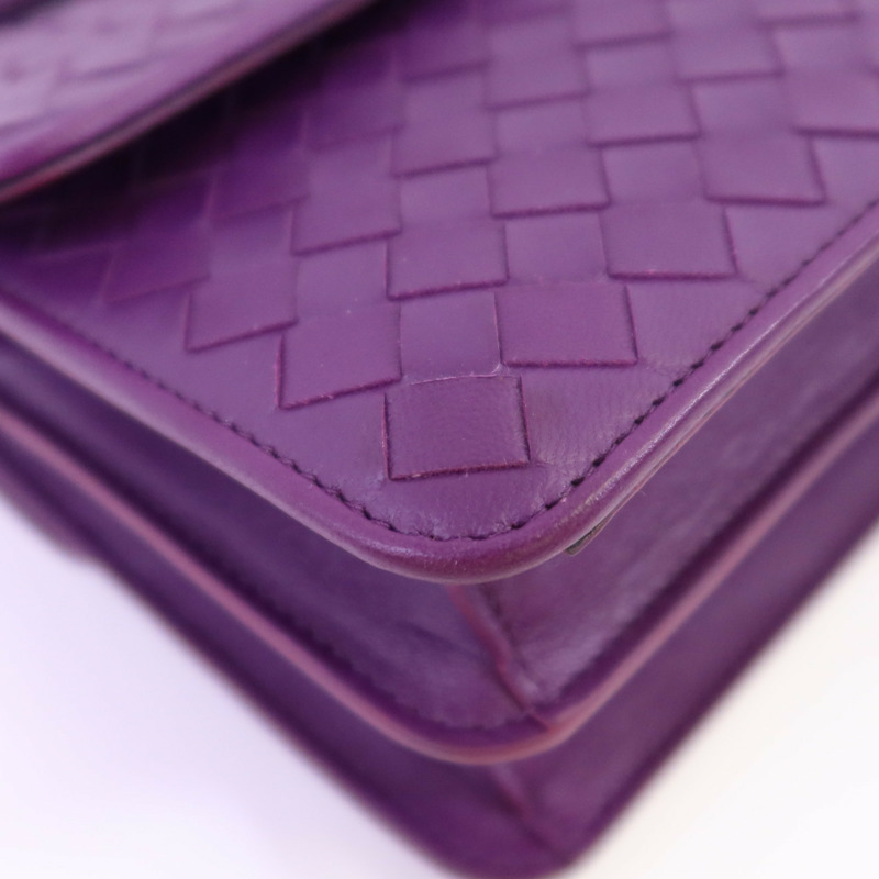 BOTTEGA VENETA 織紋皮革Chain Shoulder Bag鏈帶肩背袋-5