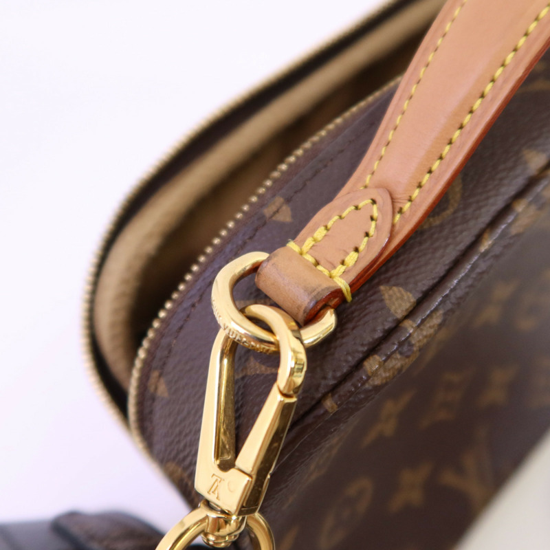 LOUIS VUITTON Monogram Utility Shoulder Bag金扣手挽肩背兩用袋-10
