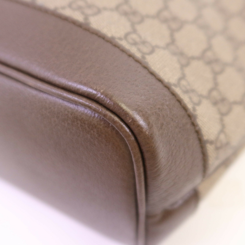 GUCCI 塗層帆布GG Supreme肩背袋-6