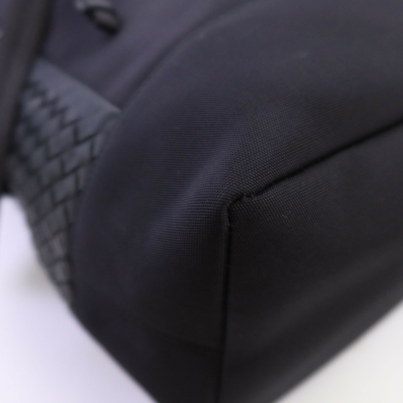 BOTTEGA VENETA 帆布/織紋皮革Backpack背包-5