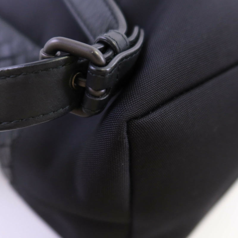BOTTEGA VENETA 帆布/織紋皮革Backpack背包-7