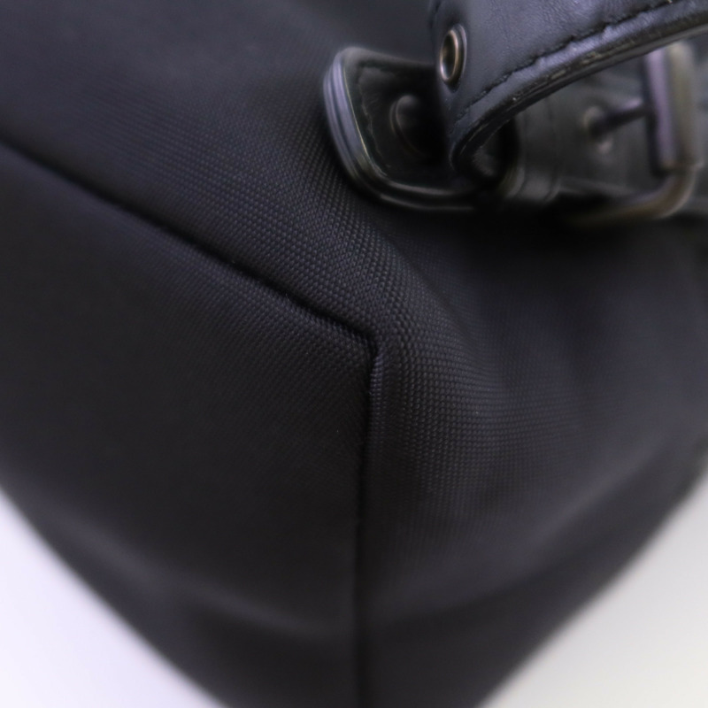BOTTEGA VENETA 帆布/織紋皮革Backpack背包-8