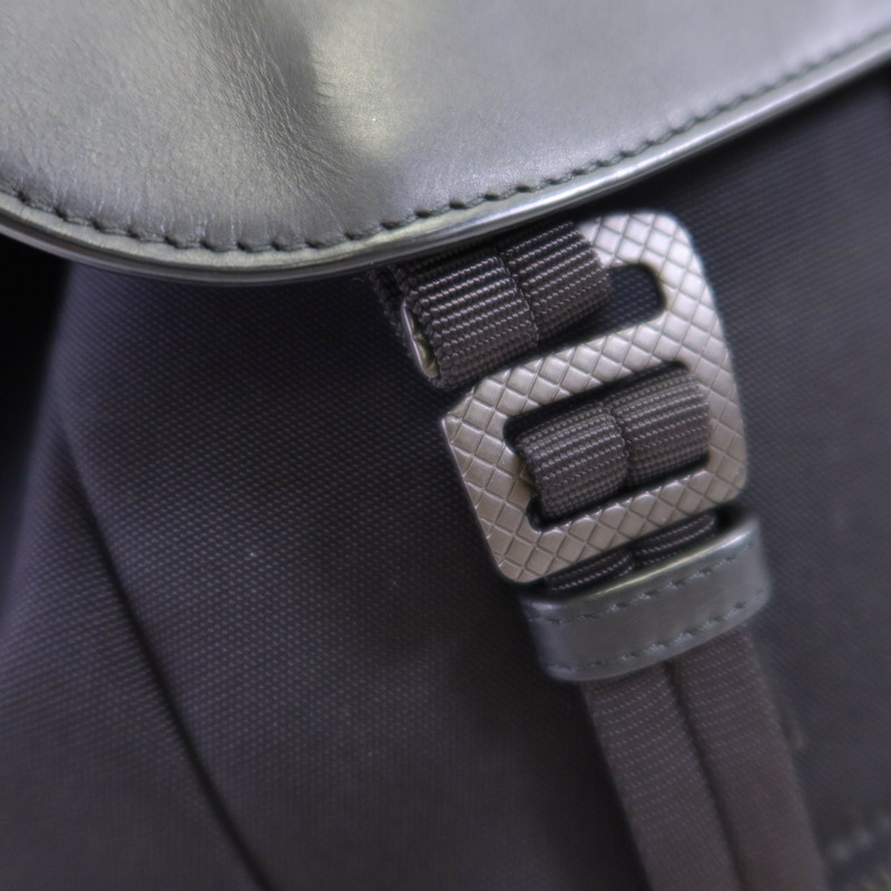 BOTTEGA VENETA 帆布/織紋皮革Backpack背包-10