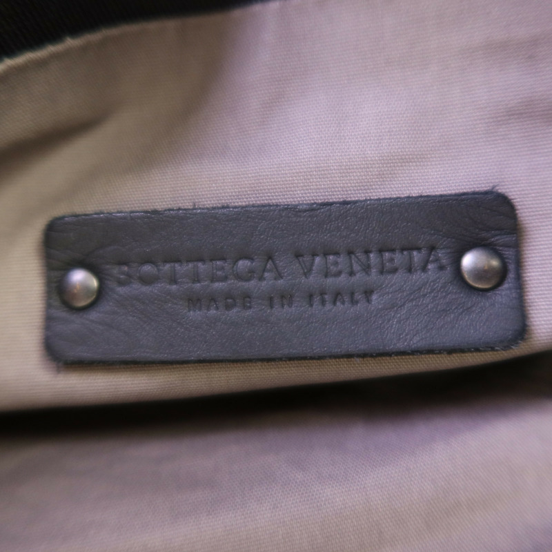 BOTTEGA VENETA 帆布/織紋皮革Backpack背包-16