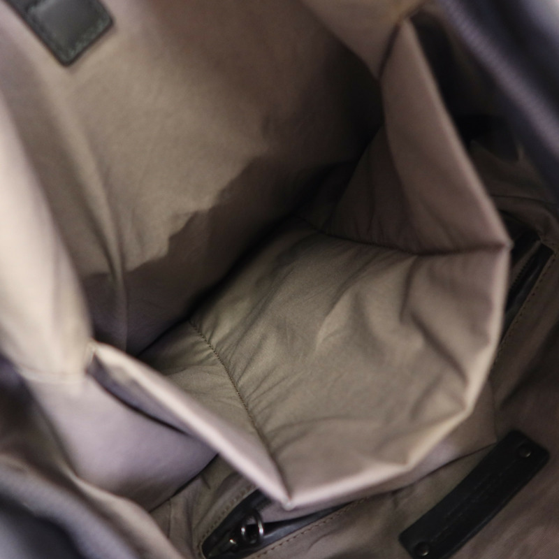 BOTTEGA VENETA 帆布/織紋皮革Backpack背包-19