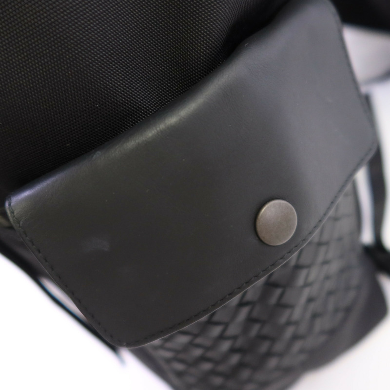 BOTTEGA VENETA 帆布/織紋皮革Backpack背包-22
