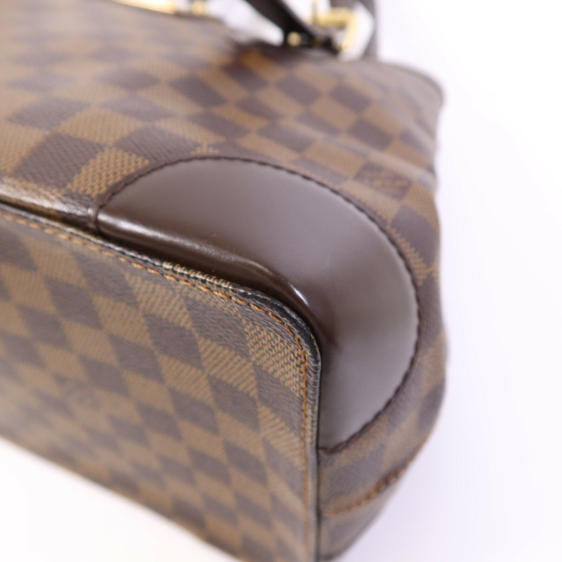 LOUIS VUITTON Damier Hampstead MM金扣手挽袋-10