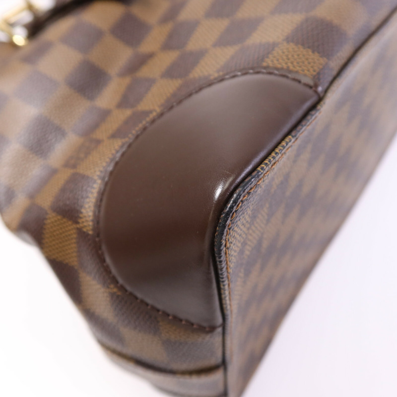 LOUIS VUITTON Damier Hampstead MM金扣手挽袋-13