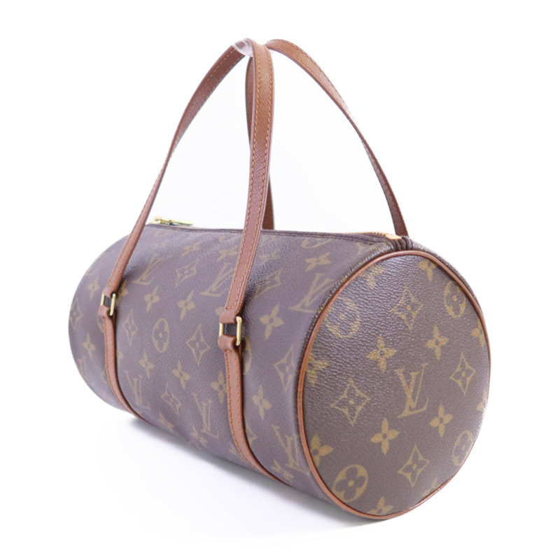 LOUIS VUITTON Monogram Papillon PM金扣手挽袋-2