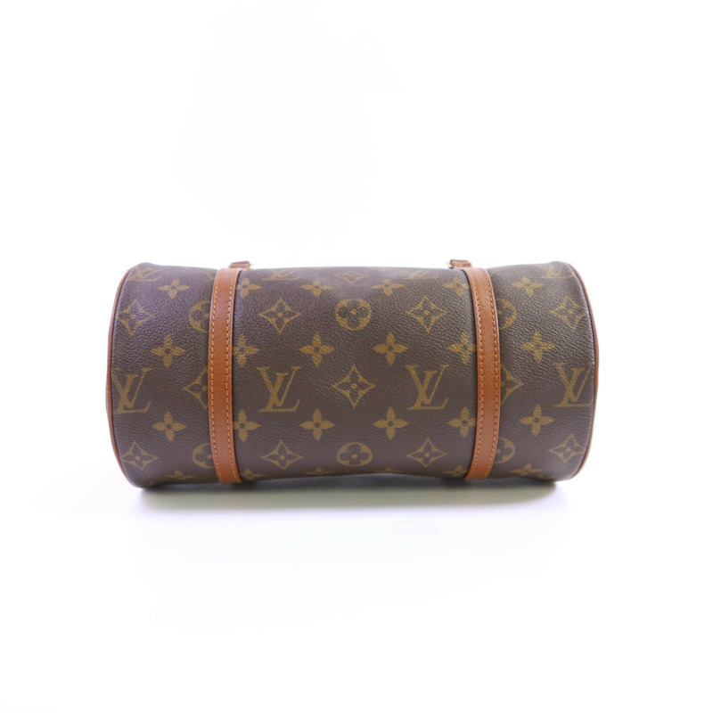 LOUIS VUITTON Monogram Papillon PM金扣手挽袋-3