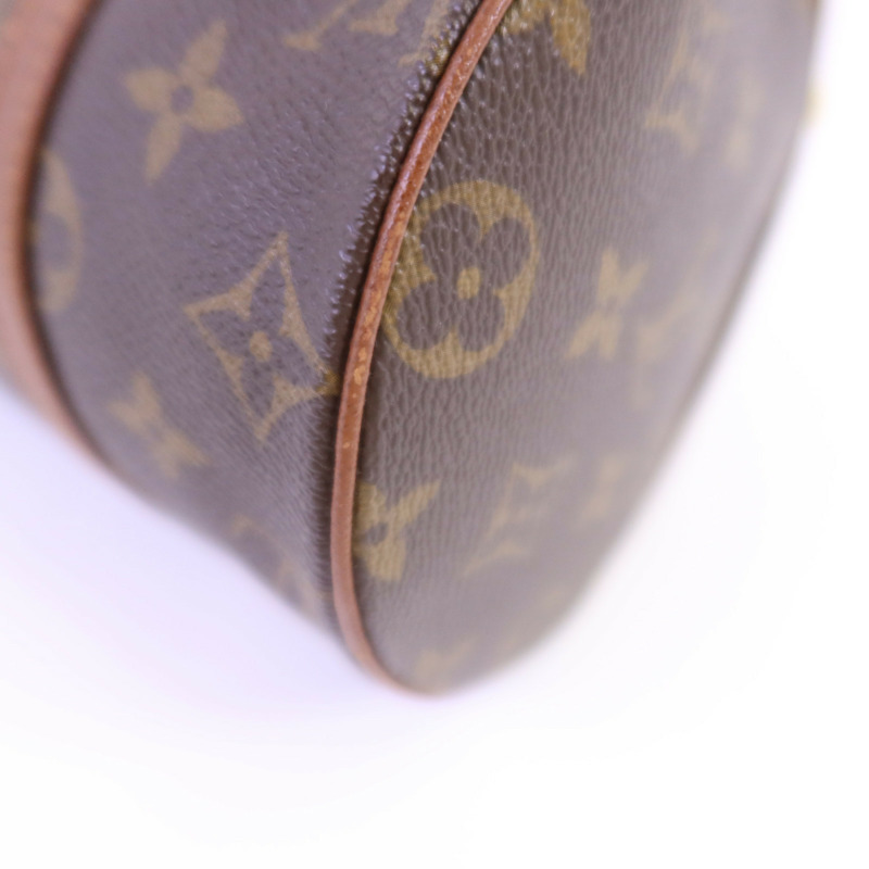 LOUIS VUITTON Monogram Papillon PM金扣手挽袋-6