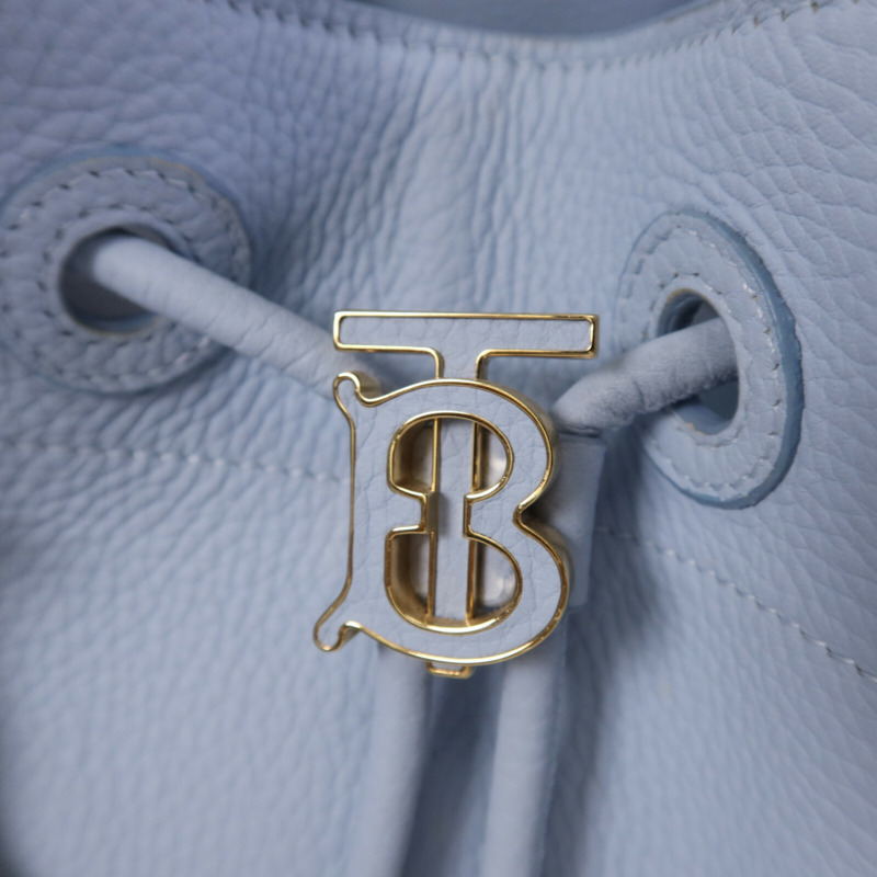 BURBERRY 牛皮皮革TB Bucket Bag金扣手挽肩背兩用袋-6