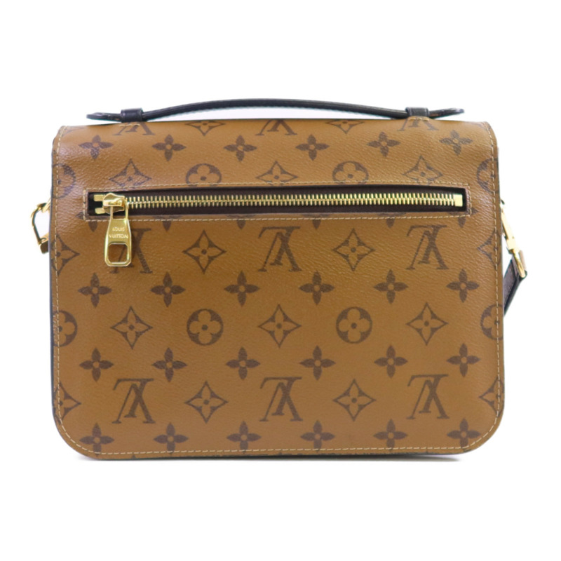 LOUIS VUITTON Monogram Reverse Pochette Metis金扣手挽肩背兩用袋-1