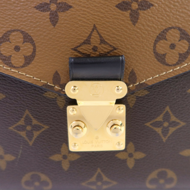 LOUIS VUITTON Monogram Reverse Pochette Metis金扣手挽肩背兩用袋-10