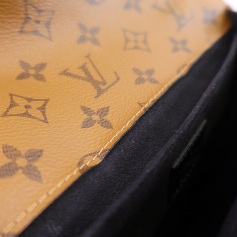 LOUIS VUITTON Monogram Reverse Pochette Metis金扣手挽肩背兩用袋-22