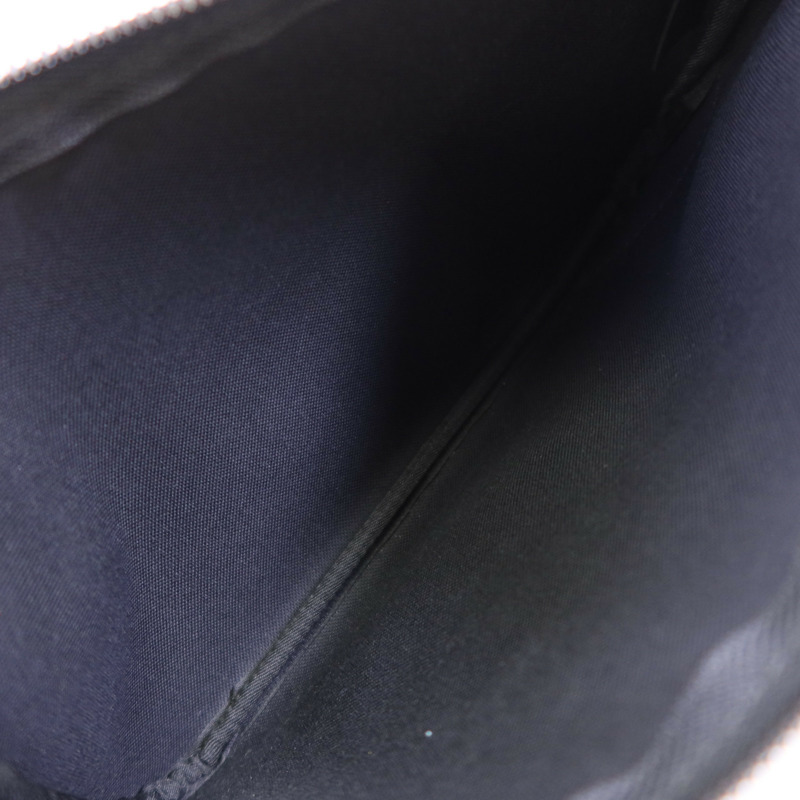 LOUIS VUITTON Monogram Eclipse Reverse Trio Messenger銀扣肩背袋灰色-19