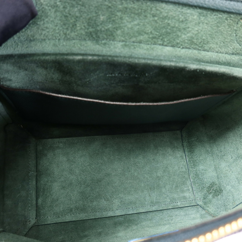 CELINE 牛皮皮革Micro Belt Bag金扣手挽肩背兩用袋-4