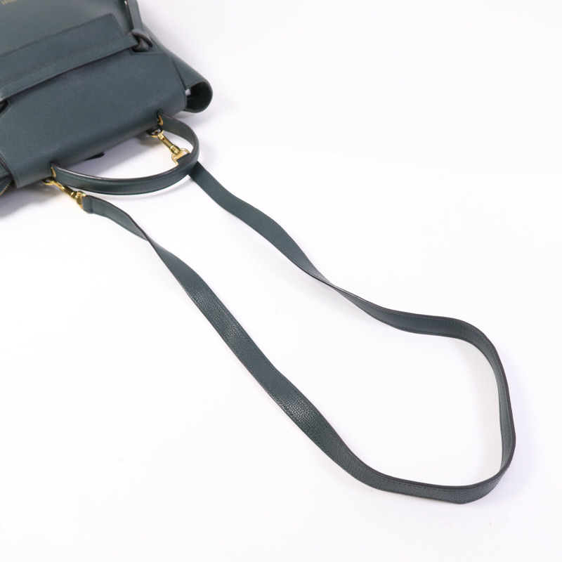 CELINE 牛皮皮革Micro Belt Bag金扣手挽肩背兩用袋-9