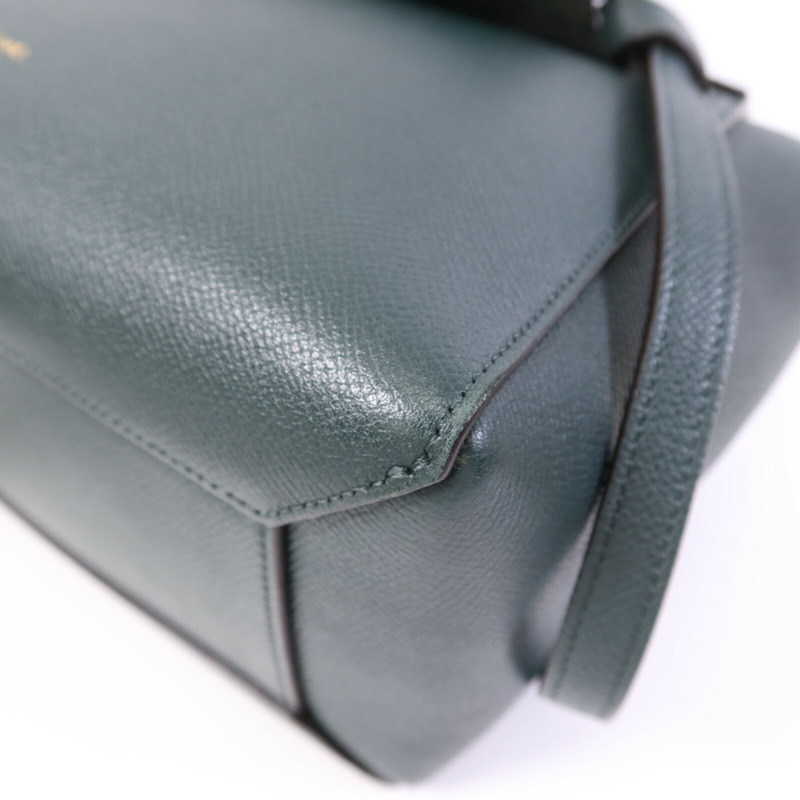 CELINE 牛皮皮革Micro Belt Bag金扣手挽肩背兩用袋-10