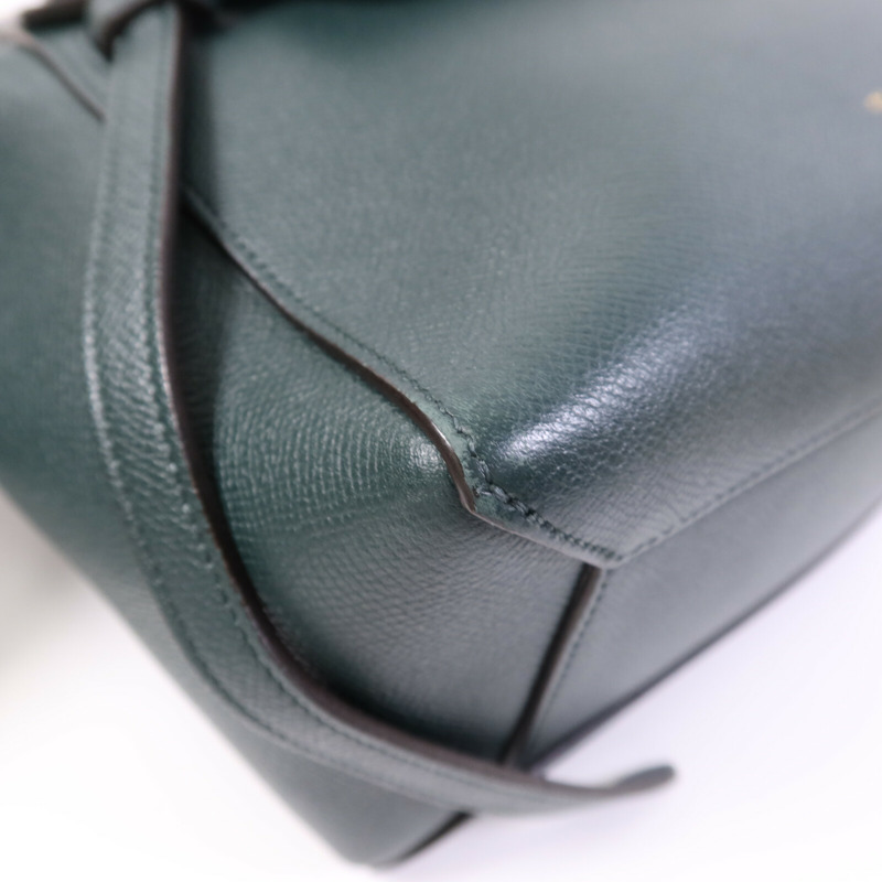 CELINE 牛皮皮革Micro Belt Bag金扣手挽肩背兩用袋-11