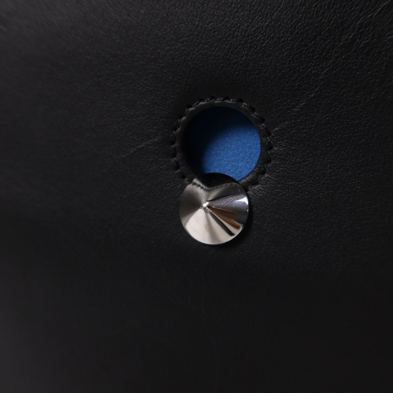 FENDI 牛皮皮革Dotcom銀扣手挽肩背兩用袋-7