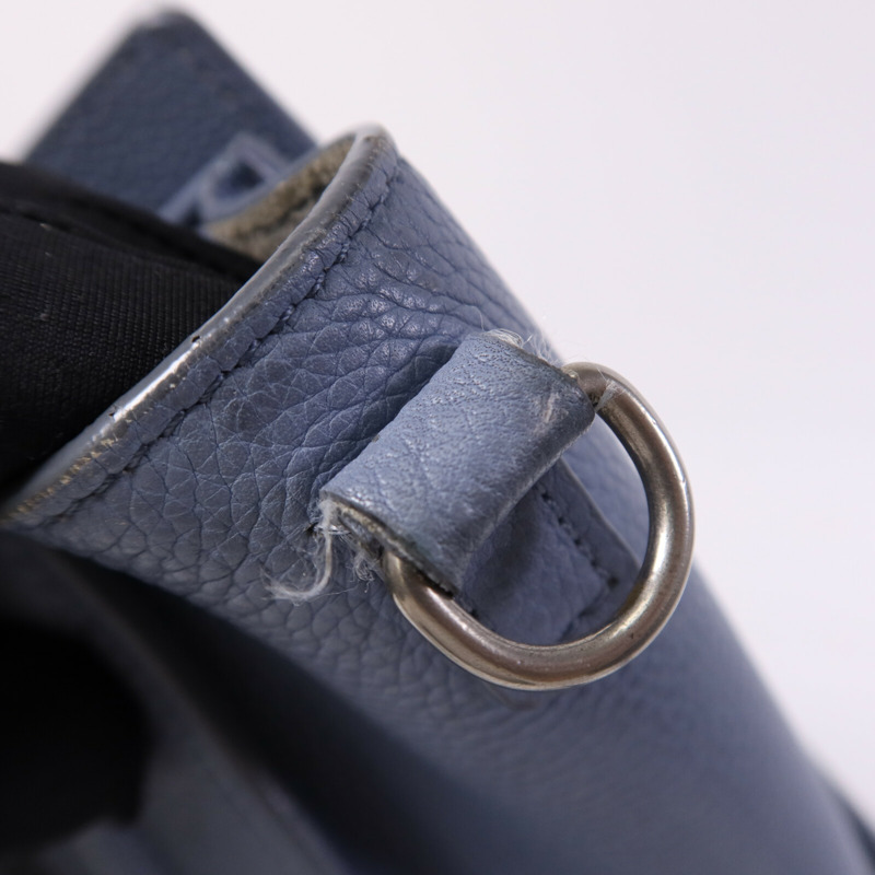 CELINE 牛皮皮革Nano Luggage銀扣手挽肩背兩用袋-26