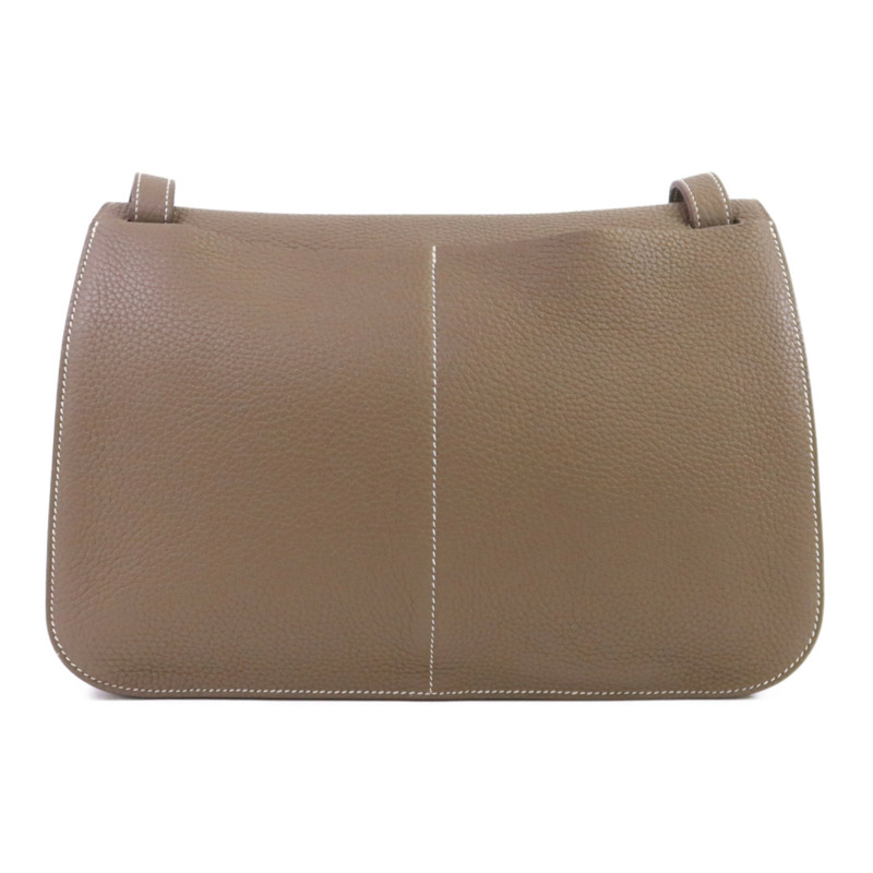 HERMES Clemence皮革Halzan 31銀扣手挽肩背兩用袋-1