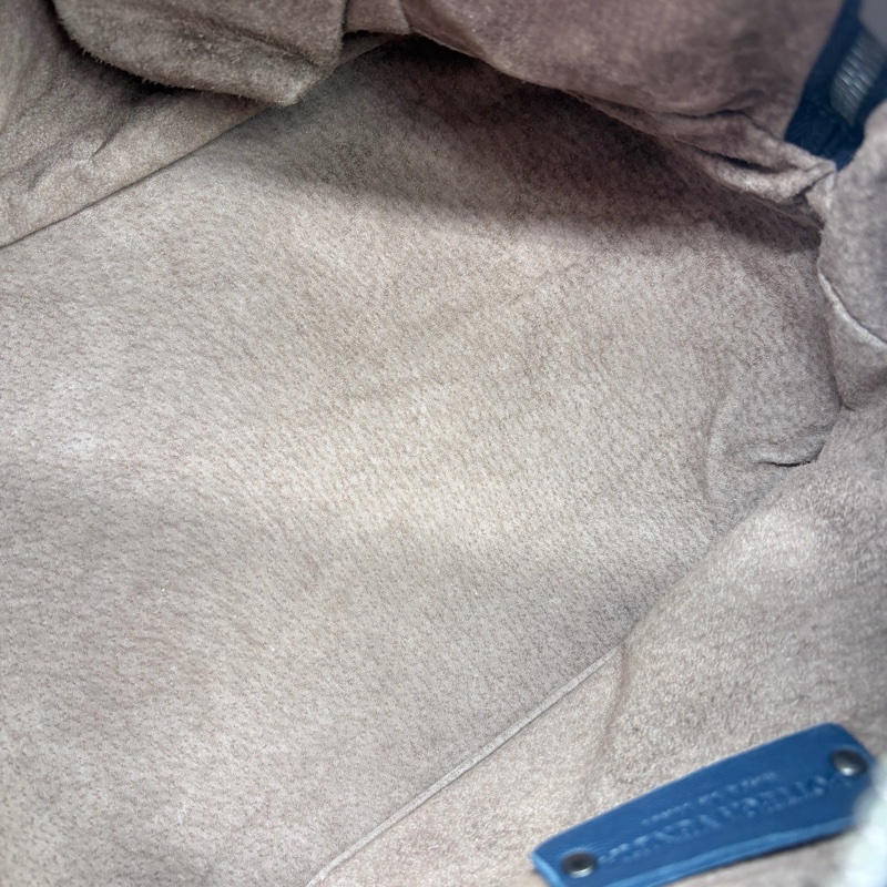 「JL精品代購」 9新 BV 霧霾深藍編織骰子方塊斜挎包-18