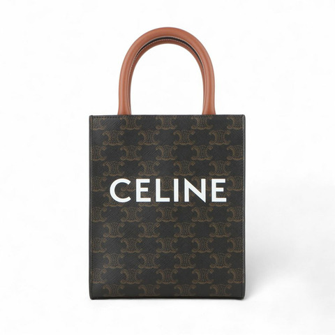 CELINE 194372 Triomphe 垂直迷你 Cabas 包
