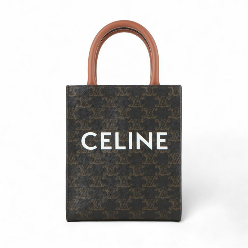 【包稅】CELINE 194372 Triomphe 垂直迷你 Cabas 包-0
