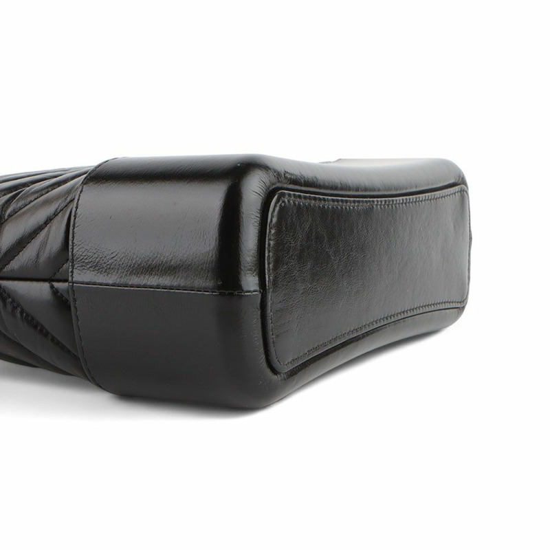 【包稅】CHANEL A93824 小牛皮人字紋 Gabriel 大單肩包（附收據）/-4