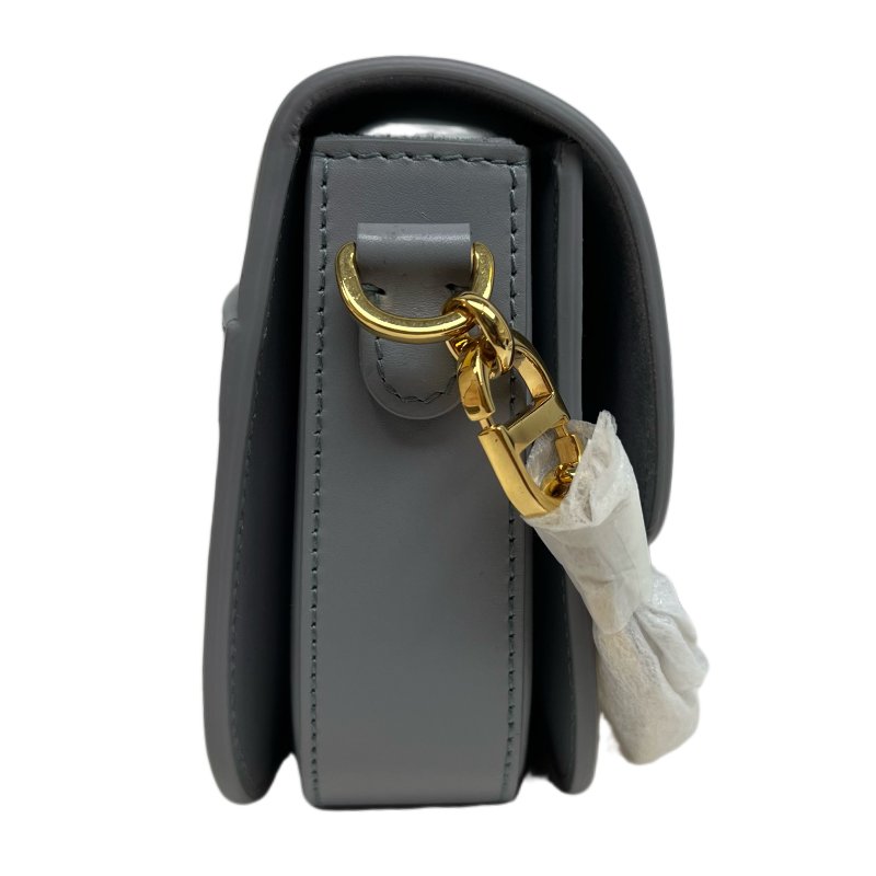 ［N389］Dior 迪奥 30 Montaigne CD Buckle 斜背包 单肩包 雾霾蓝 女款 小号 金扣 羊皮-3