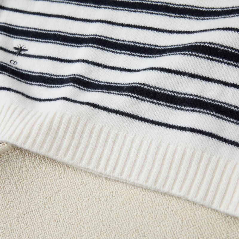 ❤️DIOR 黑白條紋毛衣 蜜蜂標-4