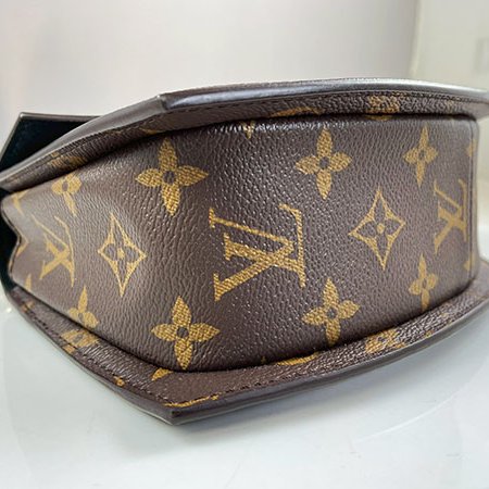 *奢華大道國際精品*【L3348】LV雙色原花 Tilsitt 扇形手提/斜背兩用包 M46548-4