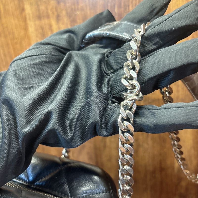 Saint Laurent Lou Mini 黑色斜挎包-2