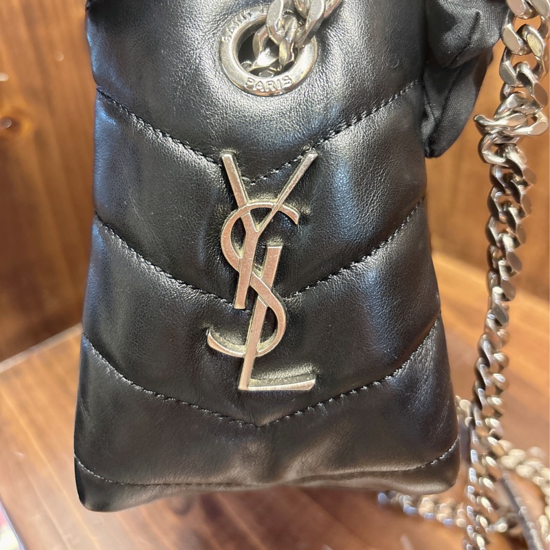 Saint Laurent Lou Mini 黑色斜挎包-3